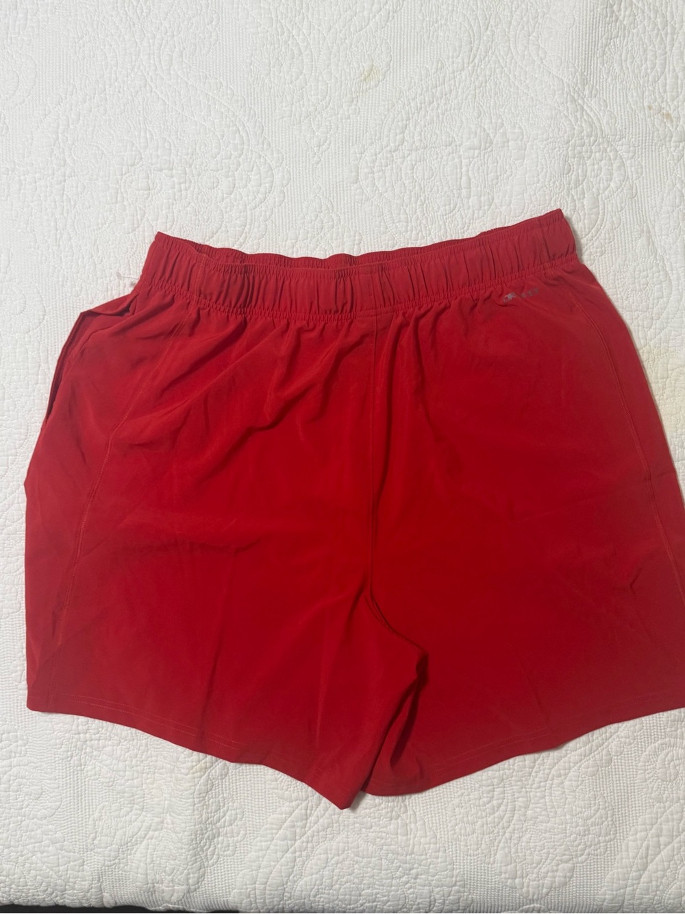 Jordan Red Men's Athletic Shorts with Jumpman Label